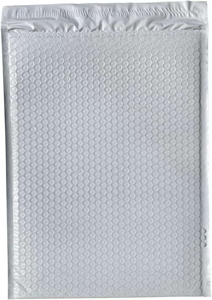 25 ct #5 Large Poly Bubble Mailers 10.5x15 Inch Bubble Lined Cushioned Poly Mailer. Tear-proof, Water-resistant and