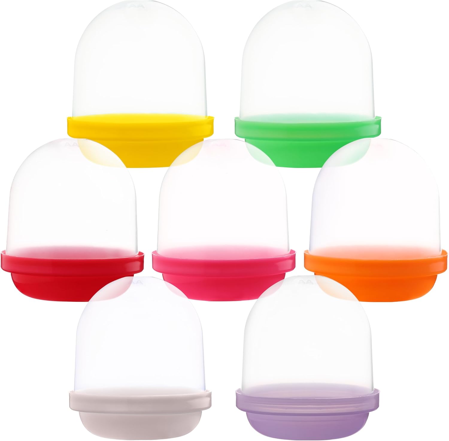 Capsule Vending Machine Translucent Acorn 1.1" Capsules Empty 50 pcs