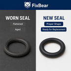 19037 O-Ring Seals,20 Pack,Compatible with Yellow Jacket SealRight 1/4 in Quick Couplers 19109 19209