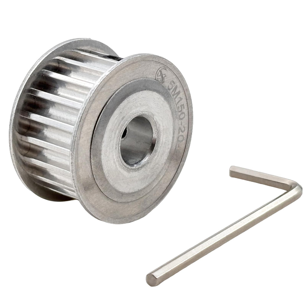 HTD 5M Timing Belt Pulley 20 Teeth 10mm Bore for 15mm Width Belt,5mm Pitch Aluminum 20T Timing Pulleys 20-5m-15-10mm