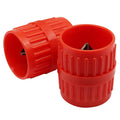 2pcs Inner & Outer Pipe Deburring Tool, Red