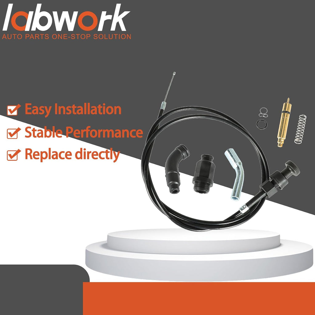 labwork Choke Cable Valve Plunger Repair Kit Replacement for Honda TRX500