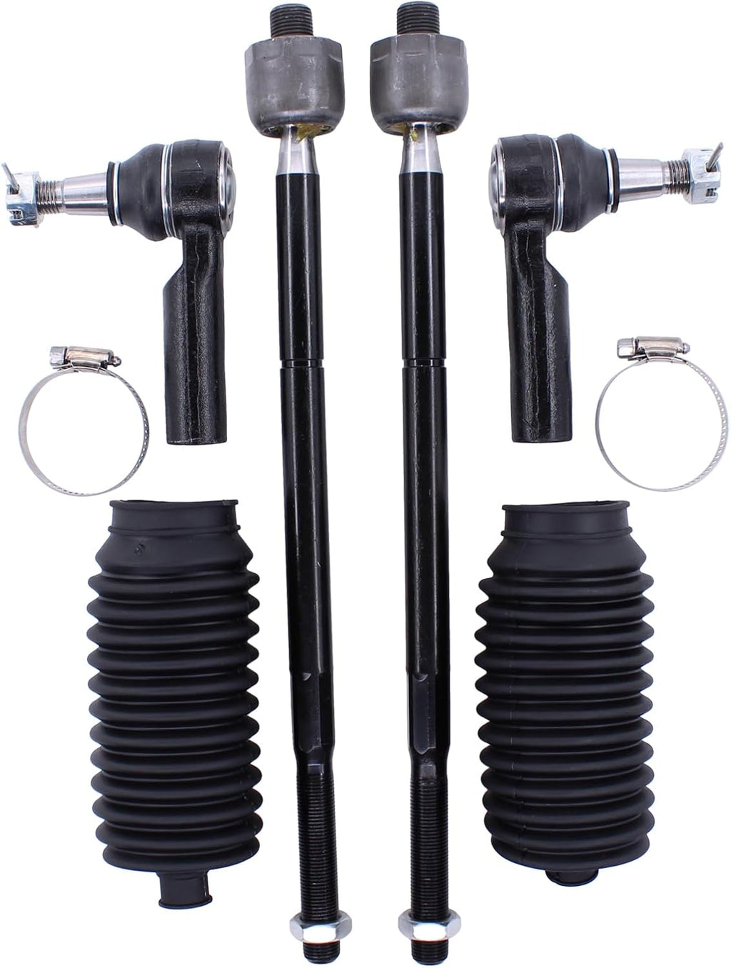 MOTOKU Front Inner and Outer Tie Rod Ends with Boot for Ram 1500 2013-2018