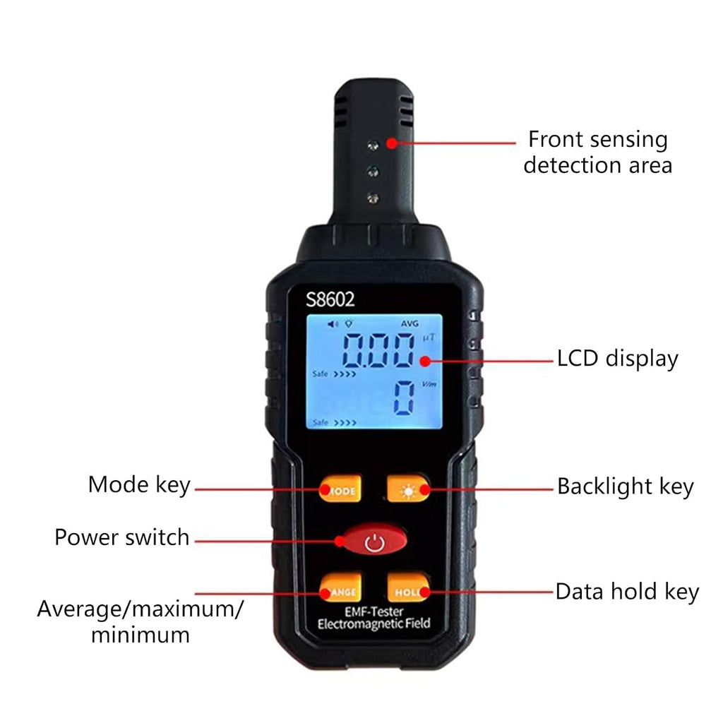 WOFALO Geiger Counter,Nuclear Radiation Detector Professional Accuracy Radioactive Detector Data Tester Marble
