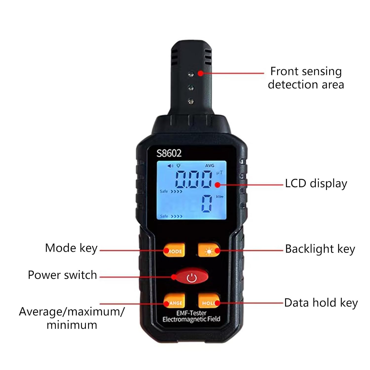WOFALO Geiger Counter,Nuclear Radiation Detector Professional Accuracy Radioactive Detector Data Tester Marble