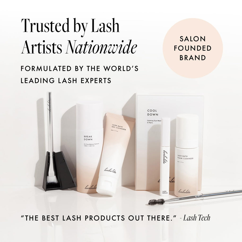 Lash Serum, Eyelash Serum for Longer, Thicker, and Fuller Looking Natural Eyelashes, (Full Size, 3 Month Supply)