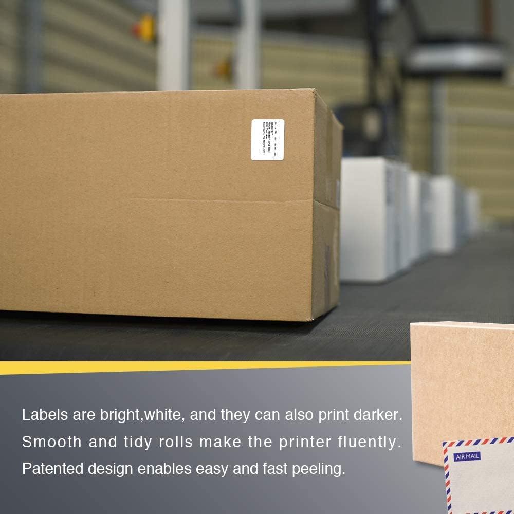1.25" x 1" (32 mm x 25 mm) Thermal Labels, [2 Roll/2760 Labels]