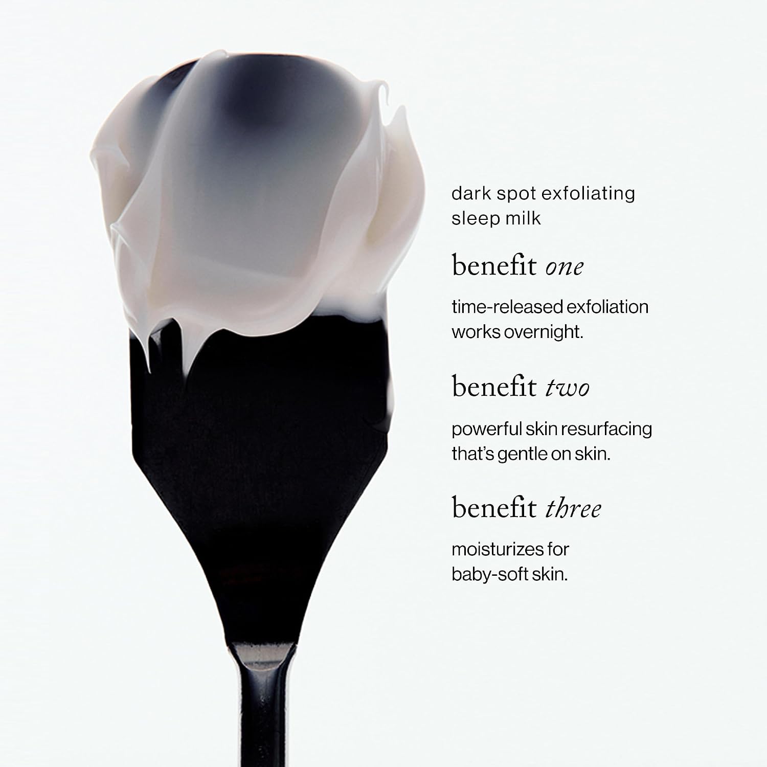 Beauty Sleep Milk Serum | Intense Face Exfoliator to Smooth Uneven Texture, Wrinkles, & Pores | Glycolic Acid &