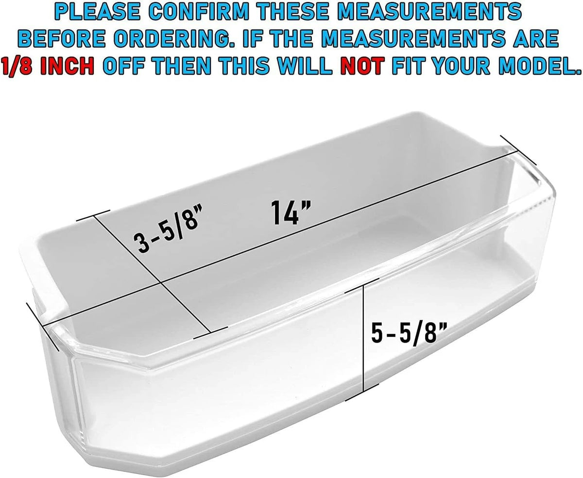 AAP73631602 Refrigerator Right Bottom Door Shelf Bin, for L/G Fridge Parts,Freezer Door Rack, replaces AP5673813 2409200 PS7786023 LFC28768SB LFC28768ST LFC28768SW LFX28968SB LFX28968SB01