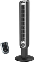 Oscillating Tower Fan with Remote Control and Timer - Quiet Standing Fan for Bedroom, Office, and Home - 3 Speeds