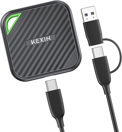 External SSD 1TB USB C Portable SSD Up to 2000MB/s External Solid State Drive USB 3.2 Gen 2x2 Type-C Portable Solid