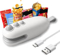Bag Sealer Mini, 2 in 1 Heat Sealer with Cutter & Magnet