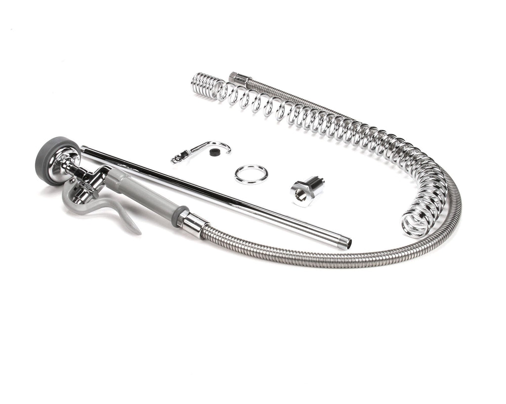 T&S Brass B-0133-LB Pre-Rinse Spring Action with Riser, Hose and Spray Valve
