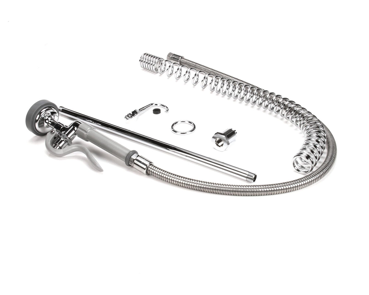 T&S Brass B-0133-LB Pre-Rinse Spring Action with Riser, Hose and Spray Valve