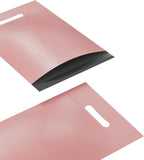 100 Poly Mailers with Handle for Shipping Clothing, Merchandise, Self-Sealing Tear Resistant Plastic Packaging