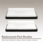 VAINELY RD579-53730 Cabin Filter 2-Pack Replacement for Kubota Excavator