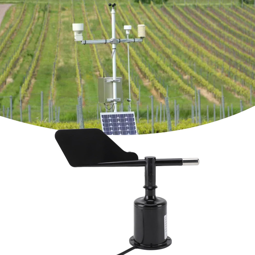 Kuuleyn 360 Degree Wind Direction Sensor DC 5V Precise Anemometer Sensor Wind Indicator Protector for Garden Greenhouse