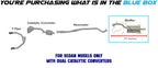 Exhaust Muffler for Subaru Legacy 2000-2004 2.5L