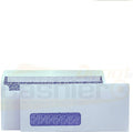 100 Cashier Depot - #10 Business Envelopes with Left Window, 4 1/8 x 9 1/2 Inches, 24lb White Wove, Security Tinted