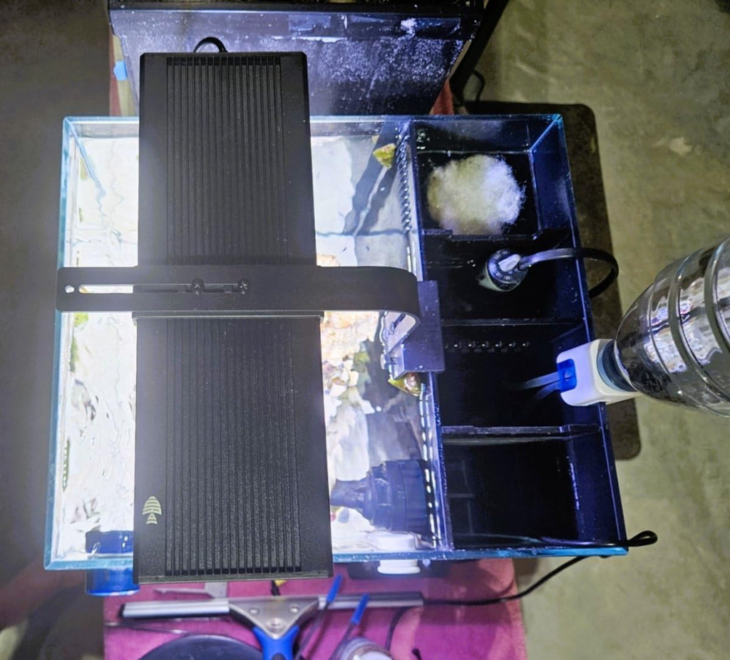 LED Aquarium Light for 12-20 Inch Tanks, Full Spectrum Fish Tank Light with 24/7 Sunrise Sunset & Moonlight Mode