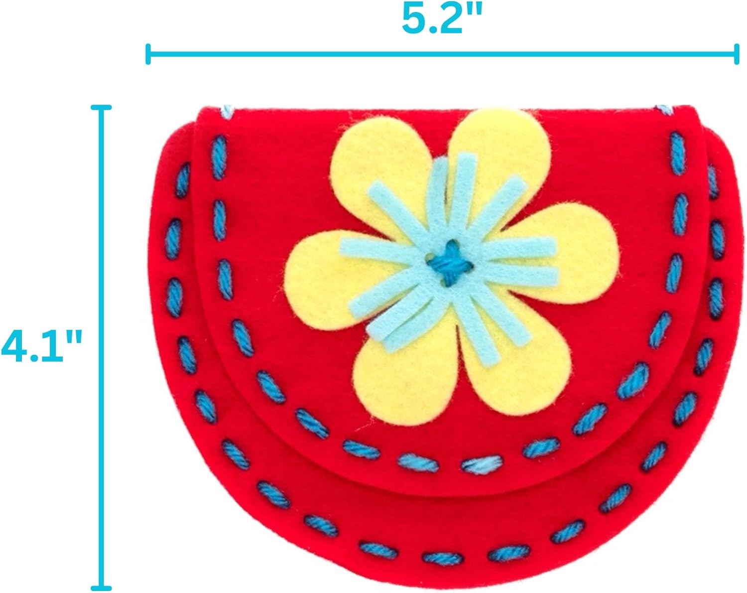 Sew Your Own Purses - Sewing Kit for Kids - Felt Crafts for Kids - Sewing Ages 4-8 Plus - Felt Kit - Helps Develop