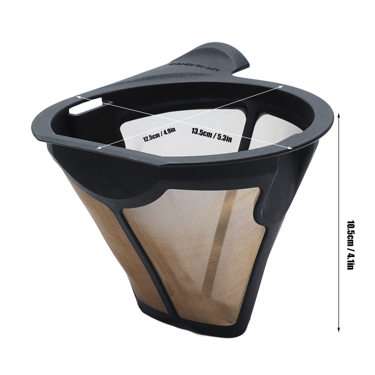 Generic Reusable Coffee Filter Screen for CF091 Washable Coffee Strainer Durable Material for Home Brewing