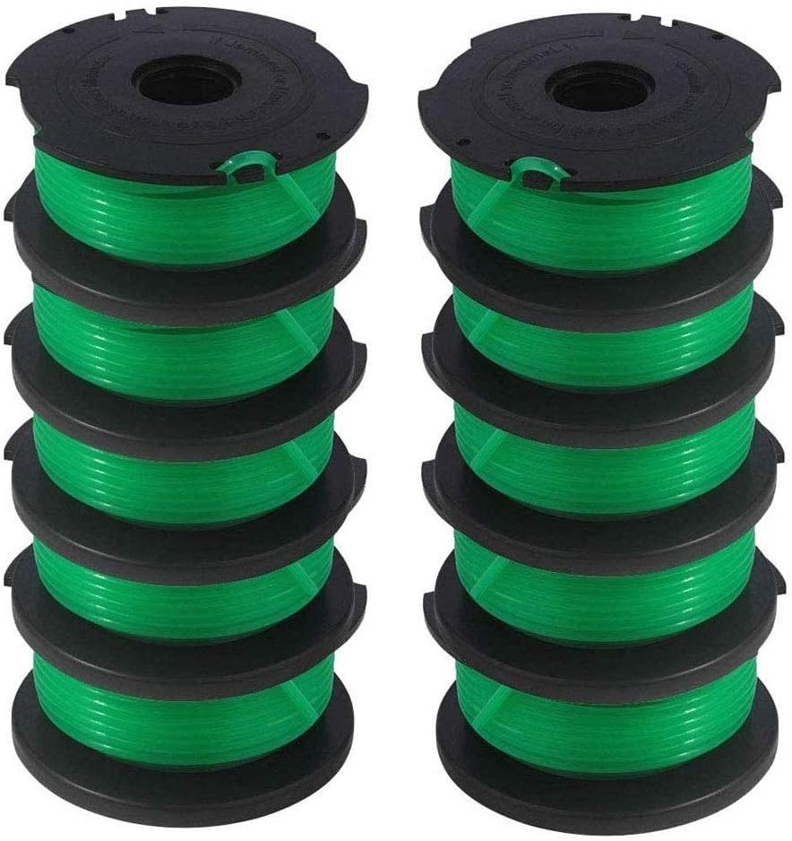 GH3000 Trimmer Replacement Spools Compatible with Black and Decker SF-080 LST540 Weed Eater, 20ft 0.080 inch GH3000R