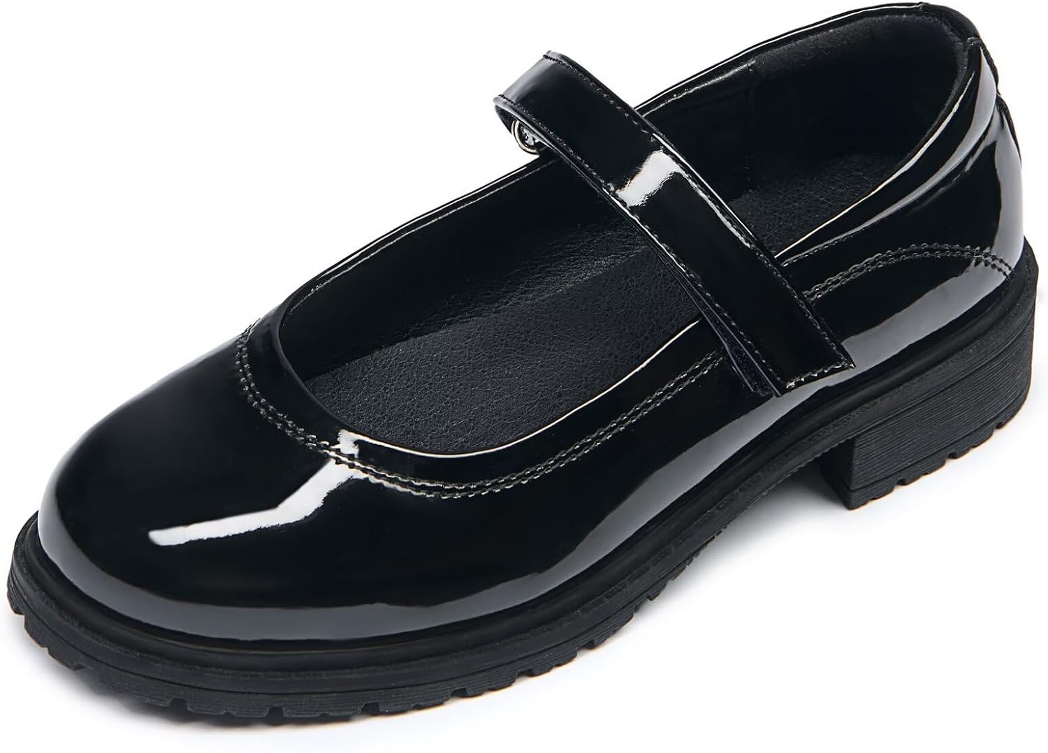 Girls School Uniform Shoes Mary Janes Dress Shoes Adjustable Strap(Little Kid/Big Kid)