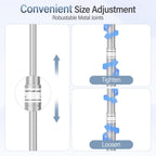 10x10ft Heavy Duty Backdrop Stand Adjustable Pipe and Drape Kit