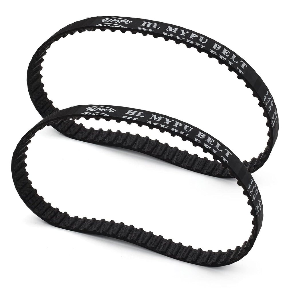 120XL Timing Belt, 2pcs, 10mm Width, Rubber Drive Belt