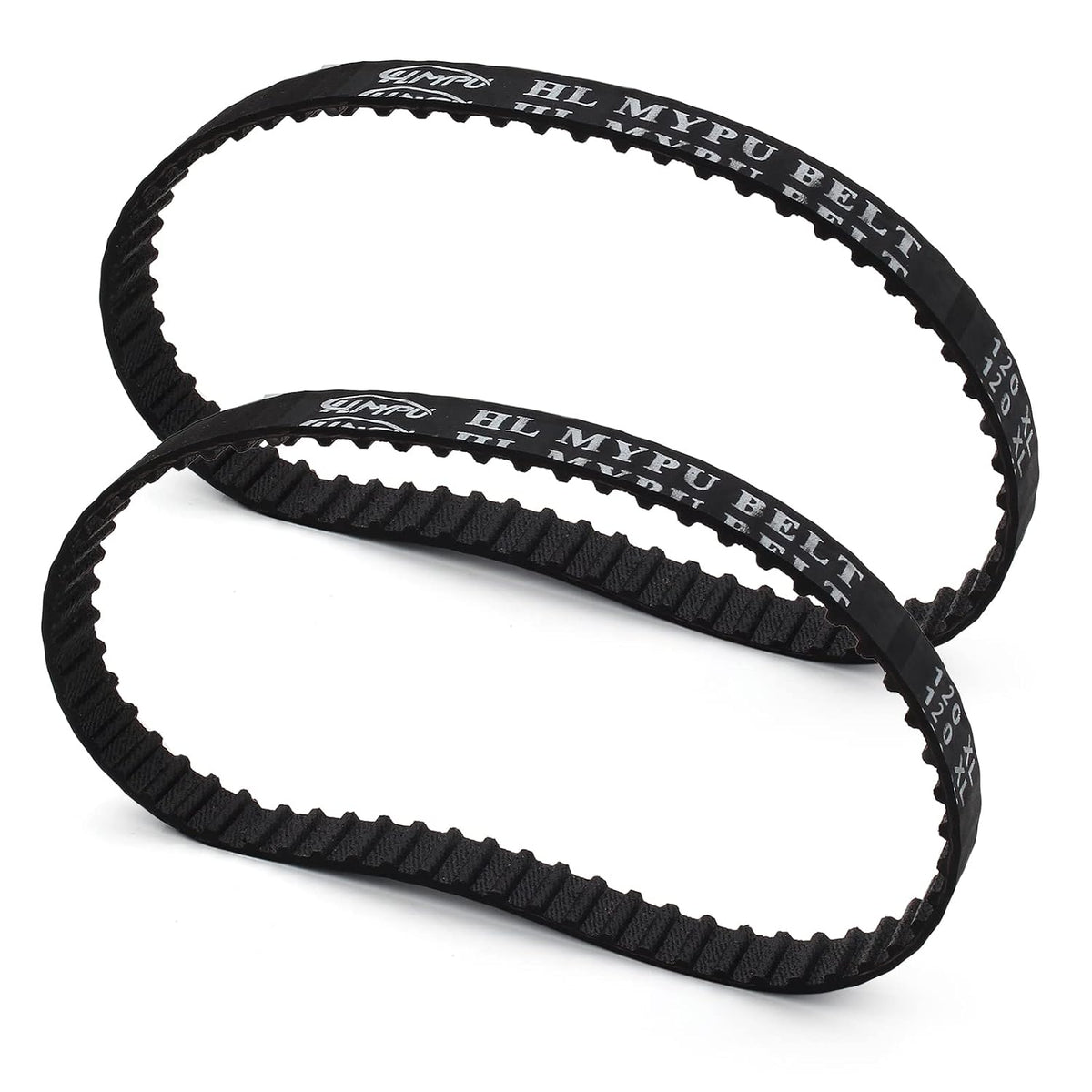 120XL Timing Belt, 2pcs, 10mm Width, Rubber Drive Belt