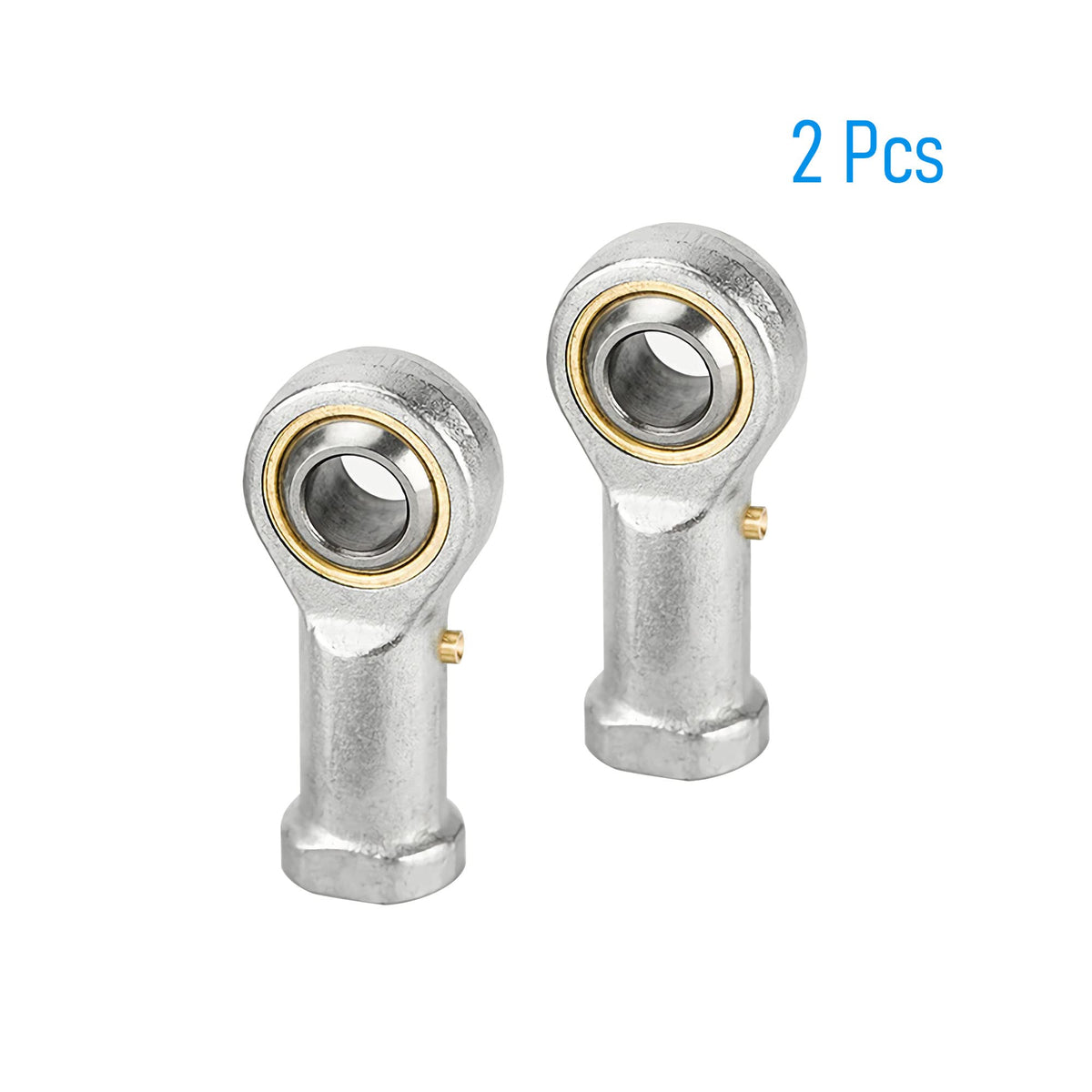 FOCMKEAS 2 PCS PHSB4L Spherical Rod End Bearings, 1/4" Bore, Left Hand