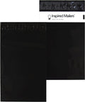 100 Poly Mailers 6x9 - Black - Small Shipping Envelopes