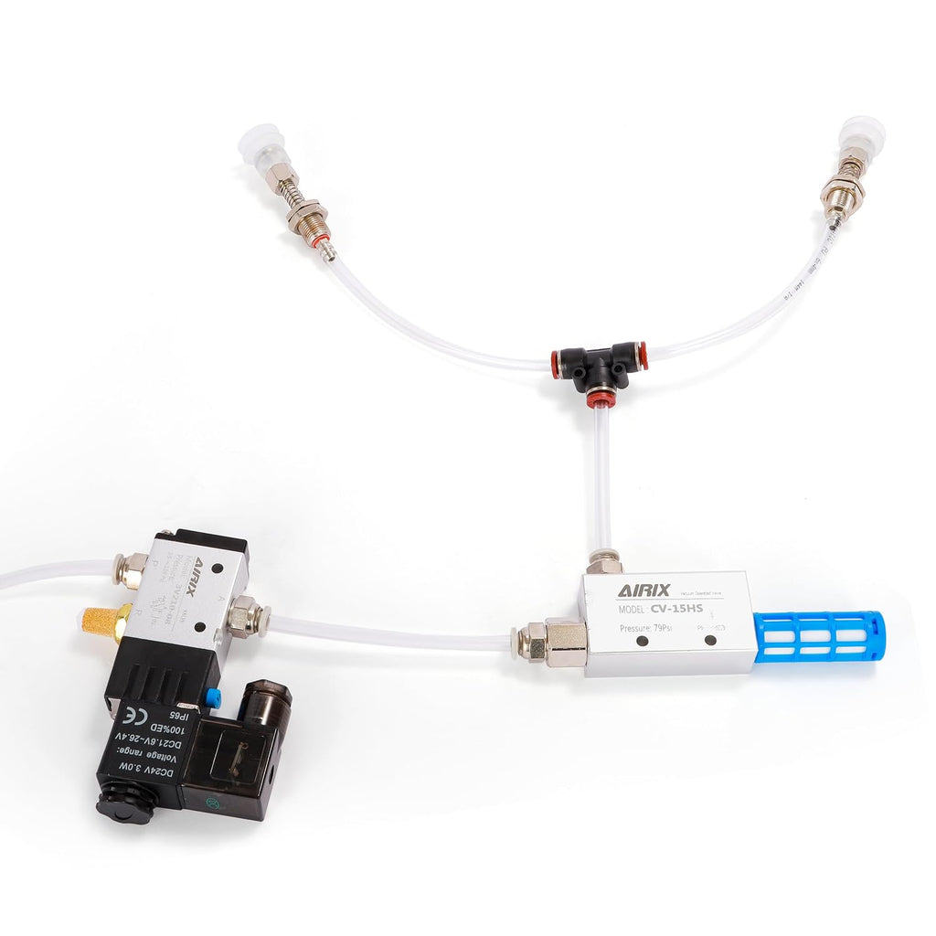 1/4" Vacuum Generator CV-15HS, Pneumatic Ejector with Silencer