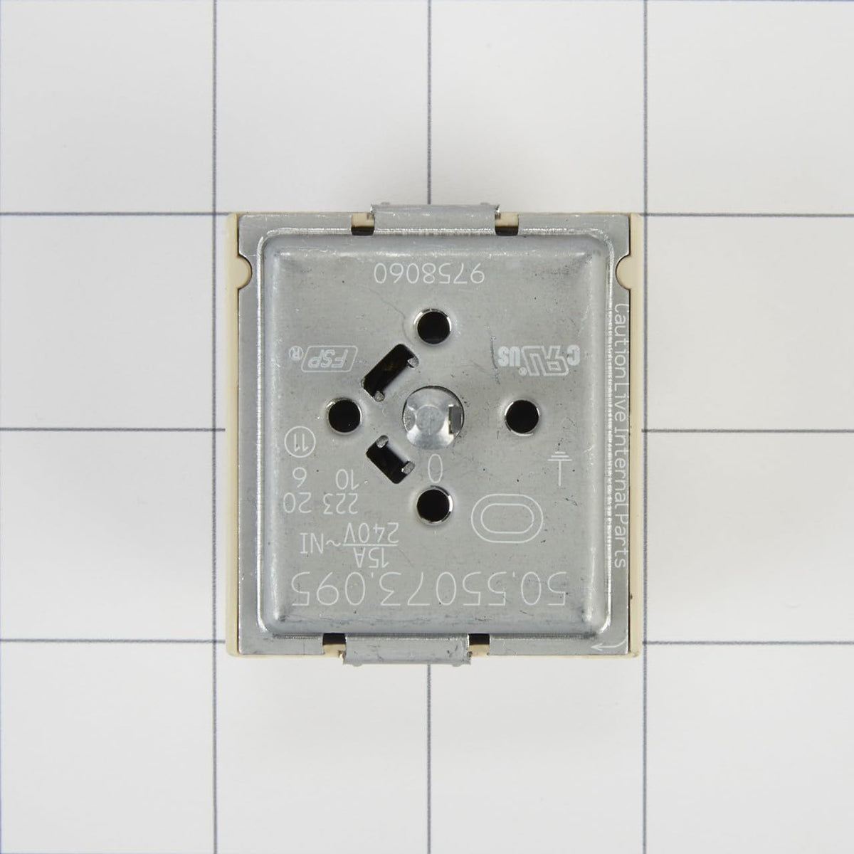 Whirlpool WP9758060 Genuine OEM Electric Range Surface Burner Control Switch Replacement Part - Replaces 9758060