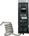 BRN120GF Circuit Breaker, GFCI, Type BR, 20 A, 1-Pole, 120/240 VAC, Trip-to-Center Trip, Plug