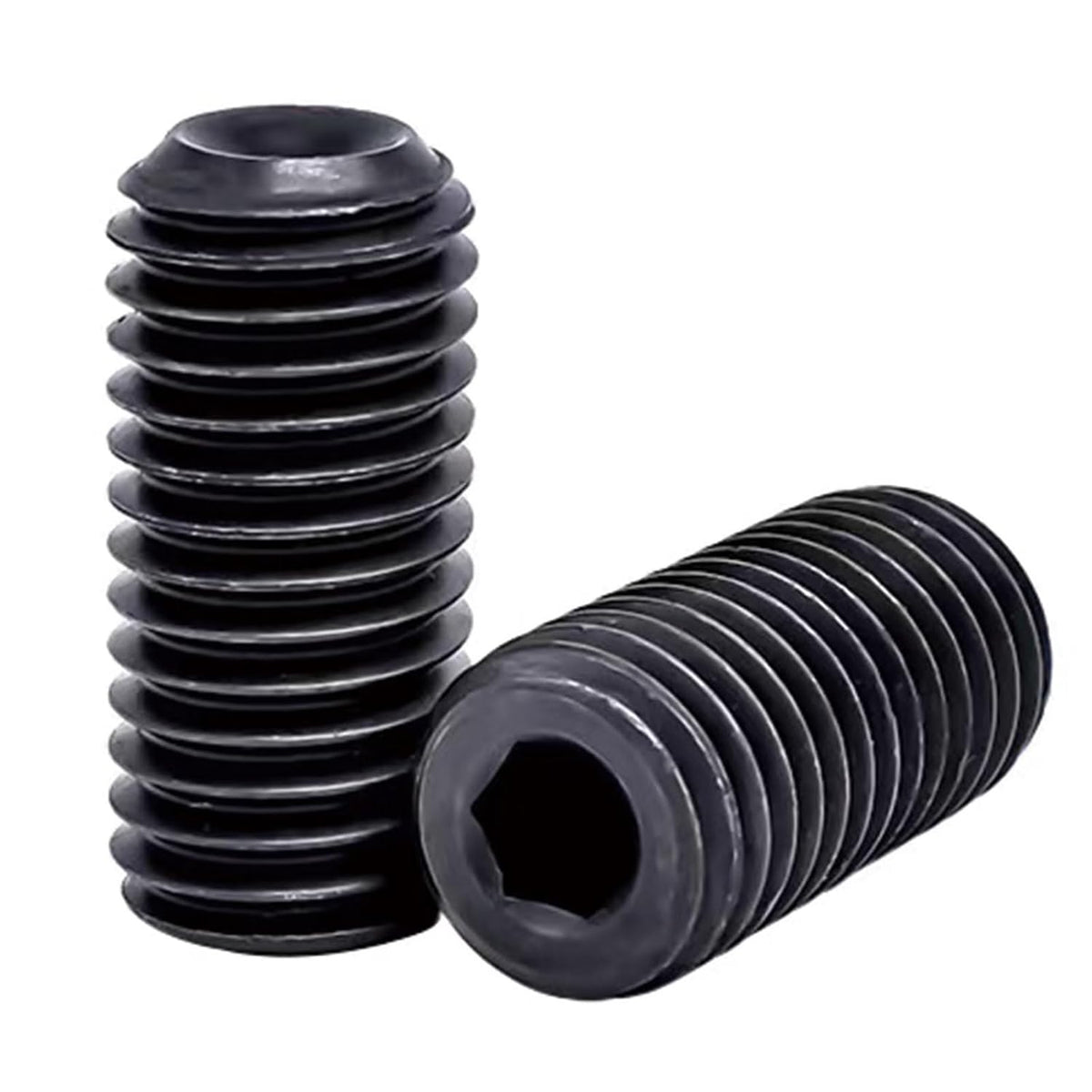 INFAST Socket Set Screws Cup Point - Black Oxide 5/16-18X3/8 (25 Pack)