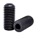 INFAST Socket Set Screws Alloy Black Oxide Cup Point #6-40x3/8 (25 Pcs)