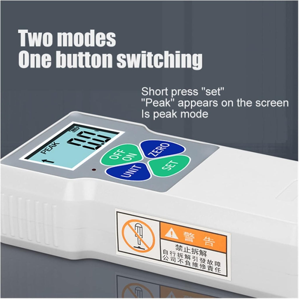 Digital Force Gauge, Digital Display Force Gauge Push Pull Test Tool Portable Force Meter Spring Dynamometer Pressure Gauge，Small Sf 3