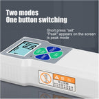 Digital Force Gauge, Digital Display Force Gauge Push Pull Test Tool Portable Force Meter Spring Dynamometer Pressure Gauge，Small Sf 3
