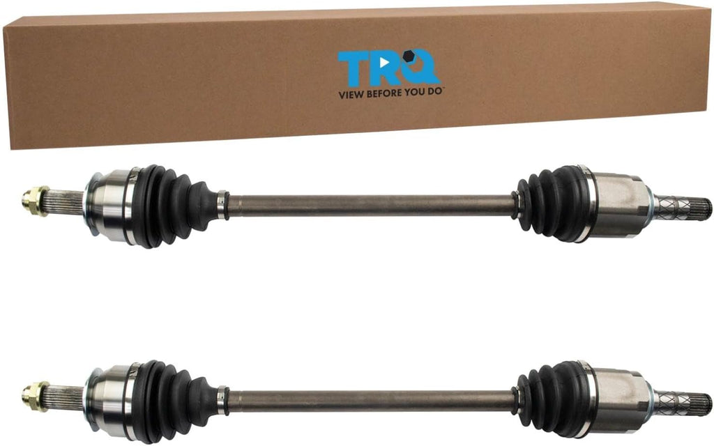 TRQ Front Driver and Passenger Side CV Axle Assembly 2 Piece Set