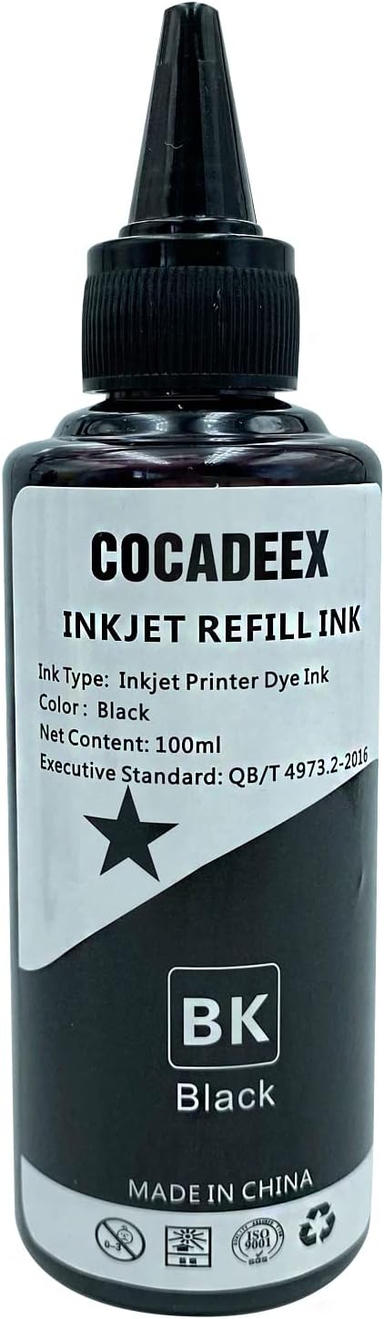500ml Ink Refill Kit Compatible with 68XL 67XL 65XL 64XL 63XL 62XL