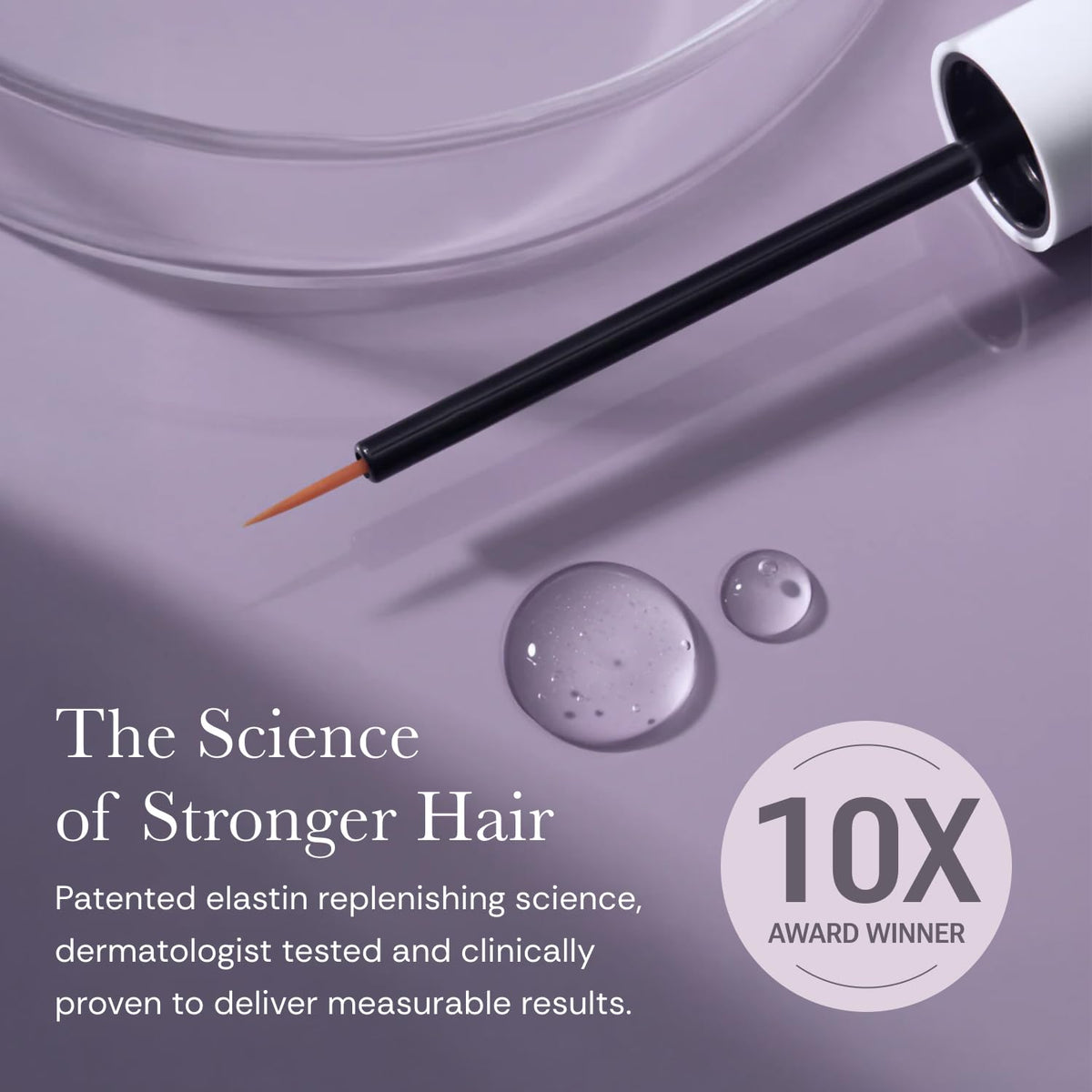 Follicle Fortifying Lash Serum - Clinically Tested Eyelash Enhancing Serum - Nourishes & Repairs to Promote