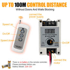 Reciprocating Linear Actuator 24V Adjustable Stroke 0.78-3.15" 120RPM Motor