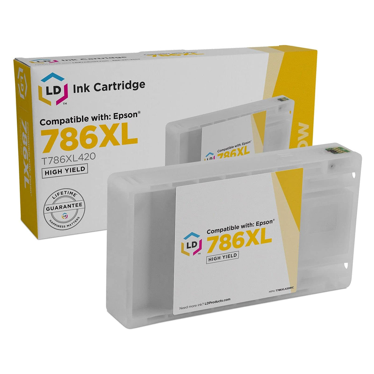 Remanufactured Replacement for Epson 786XL High Yield Yellow Ink Cartridge