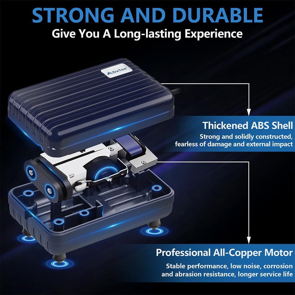 Aquarium Air Pump Compact Fish Tank Air Pump Quiet Aquarium Bubbler Aerator Buckets Oxygen Aerator Pump for 1 to 20