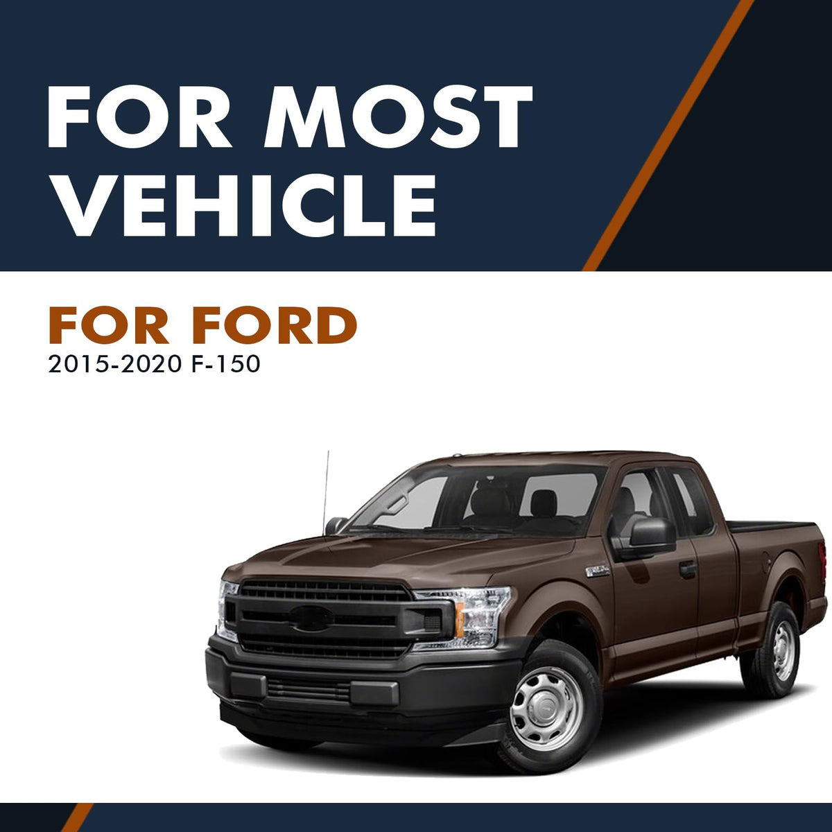 PM Auto Pair 2 Front Left-Right Quick Complete Strut-Coil Spring Compatible With 2015-2020 Ford F-150 4WD
