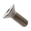 1/2-13 x 1 Flat Head Socket Cap Screws, Allen Socket Drive, Stainless Steel 18-8, Full Thread, Bright Finish, Machine Thread, Quantity 50 By Fastenere