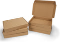 13x10x2 inch Cardboard Shipping Box, Set of 6 Mailer Boxes, Brown