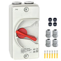 Disconnect Switch 3Pole 500VAC IP66 Waterproof Outdoor Isolation Switch 35A